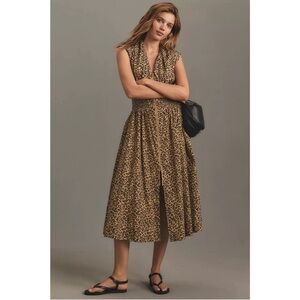 NWT Anthropologie Tommie Cap Sleeve Dress Petite Length Size Small